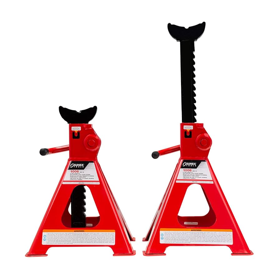 Amazon.com: Sunex 1006A 6-Ton Jack Stand Pair : Sunex Tools